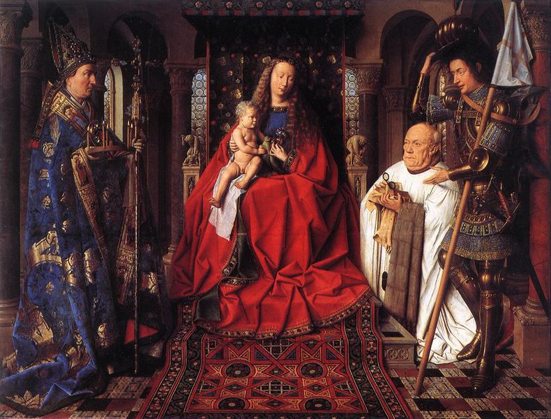 Plik:Jan van Eyck The Madonna with Canon van der Paele.jpg